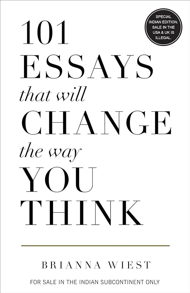 101 Essays That Will Change The Way You Think - Beetle Book Shop
