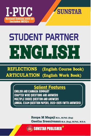 1st PUC English Student Partner - Beetle Book Shop
