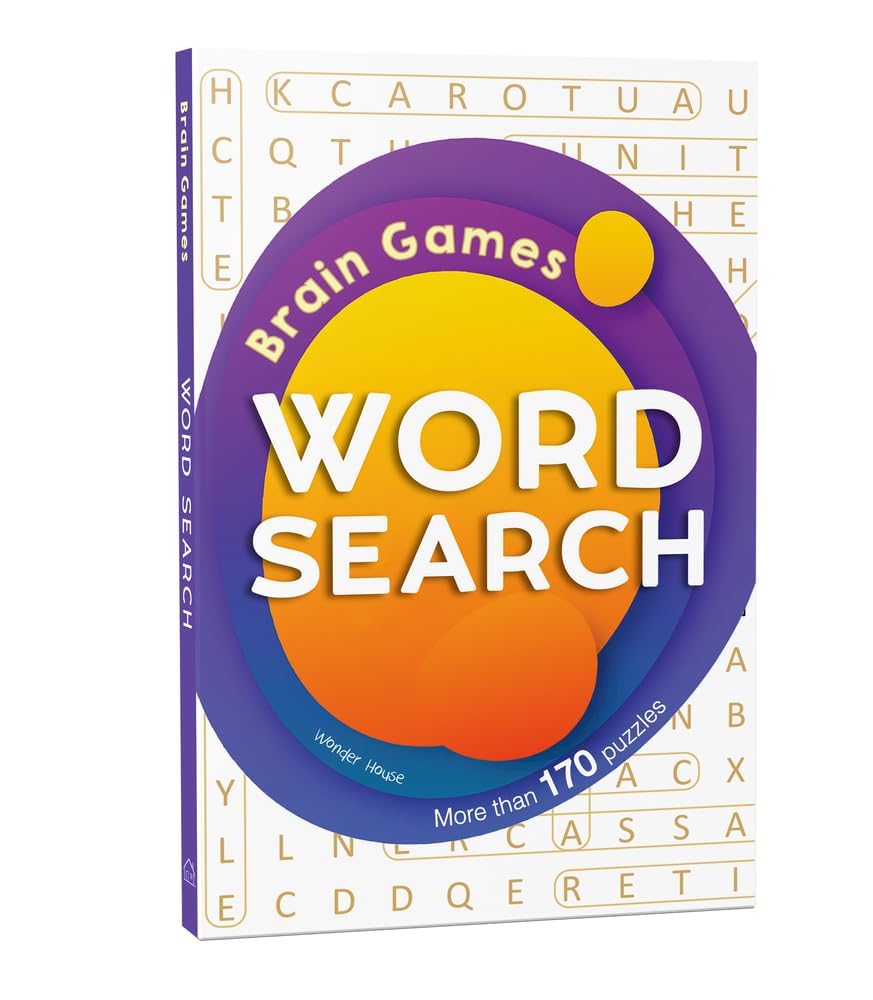 Word Search - Brain Games: Classic Word Puzzles For EveryoneBy Wonder House Books