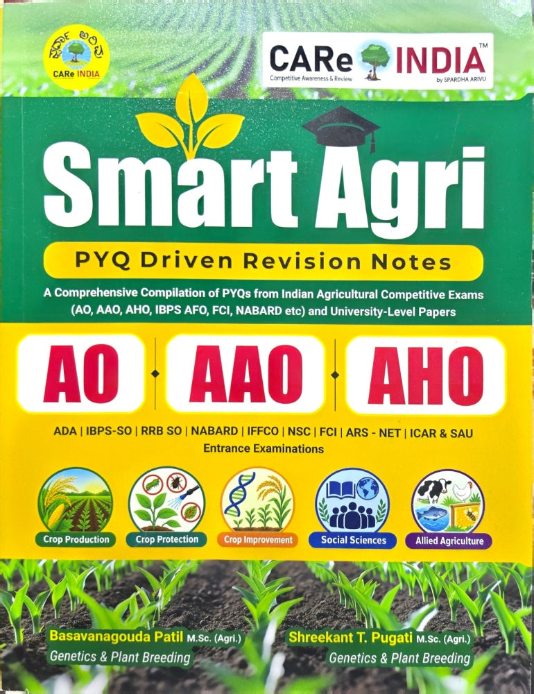 Smart Agri PYQ Revision Notes | Basavanagouda Patil | Beetle bookshop