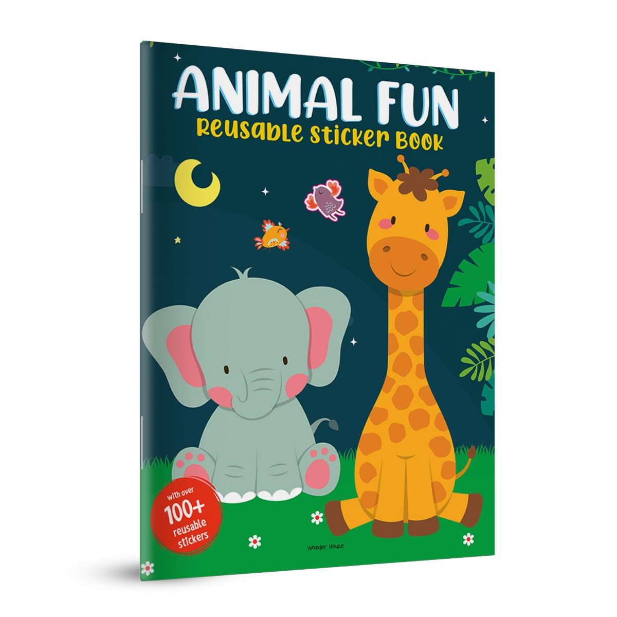 Animal Fun Reusable Sticker Book Interactive Learning & Creative Play for Kids