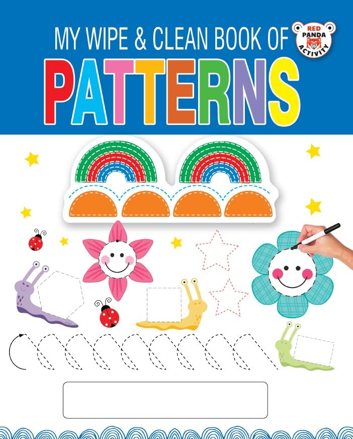 My Wipe & Clean Book of Patterns By Red Panda
