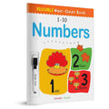 Reusable Wipe And Clean Book 1-10 Numbers: Write And Practice Numbers (1-10)