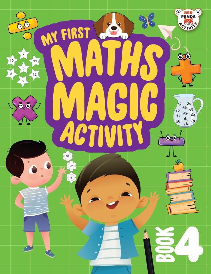 My First Maths Magic Activity Book 4 By Red Panda