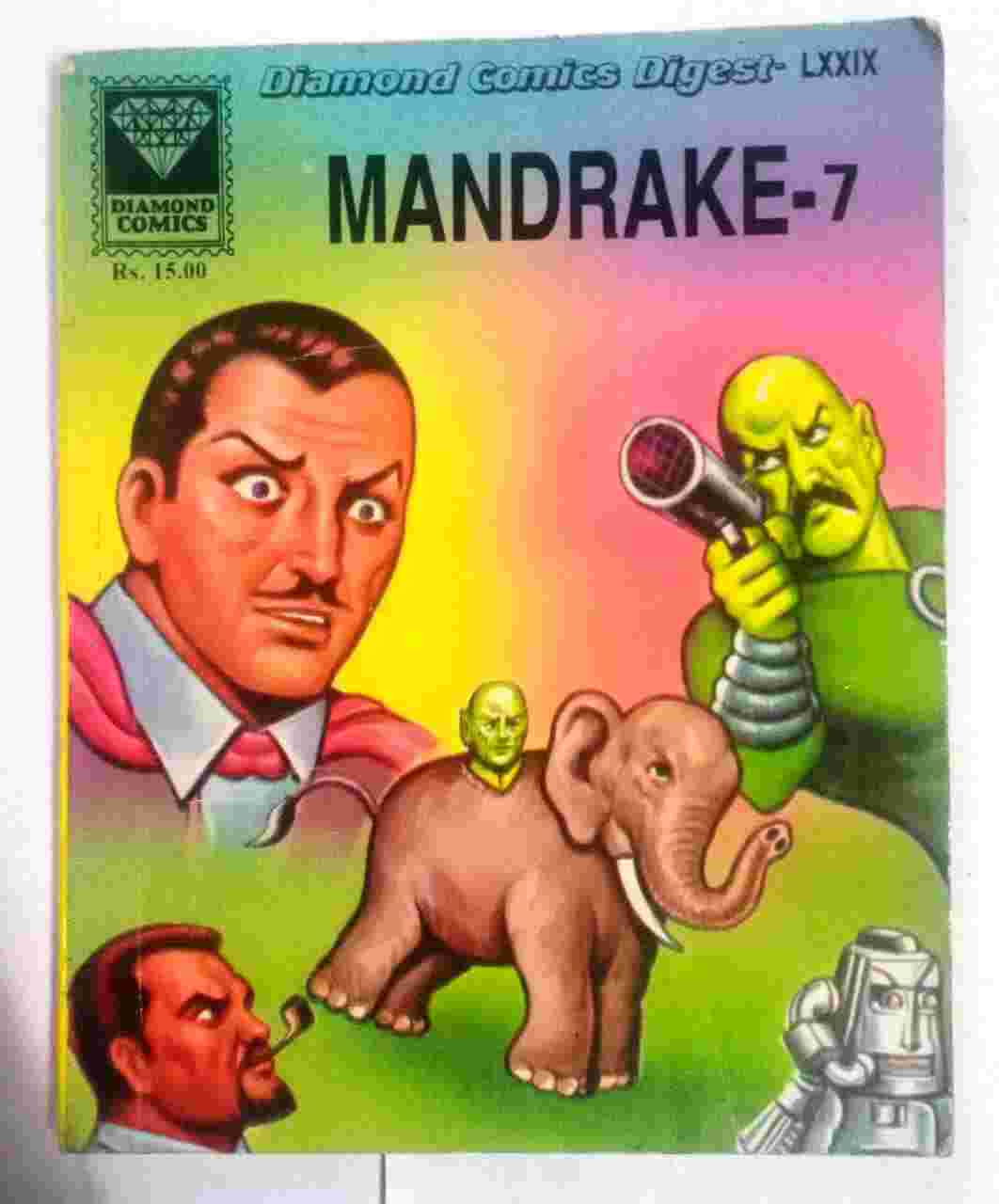 Diamond Mandrake Comics (Colour) - Issue No. 7 - Vintage Paperback - Lee Falk