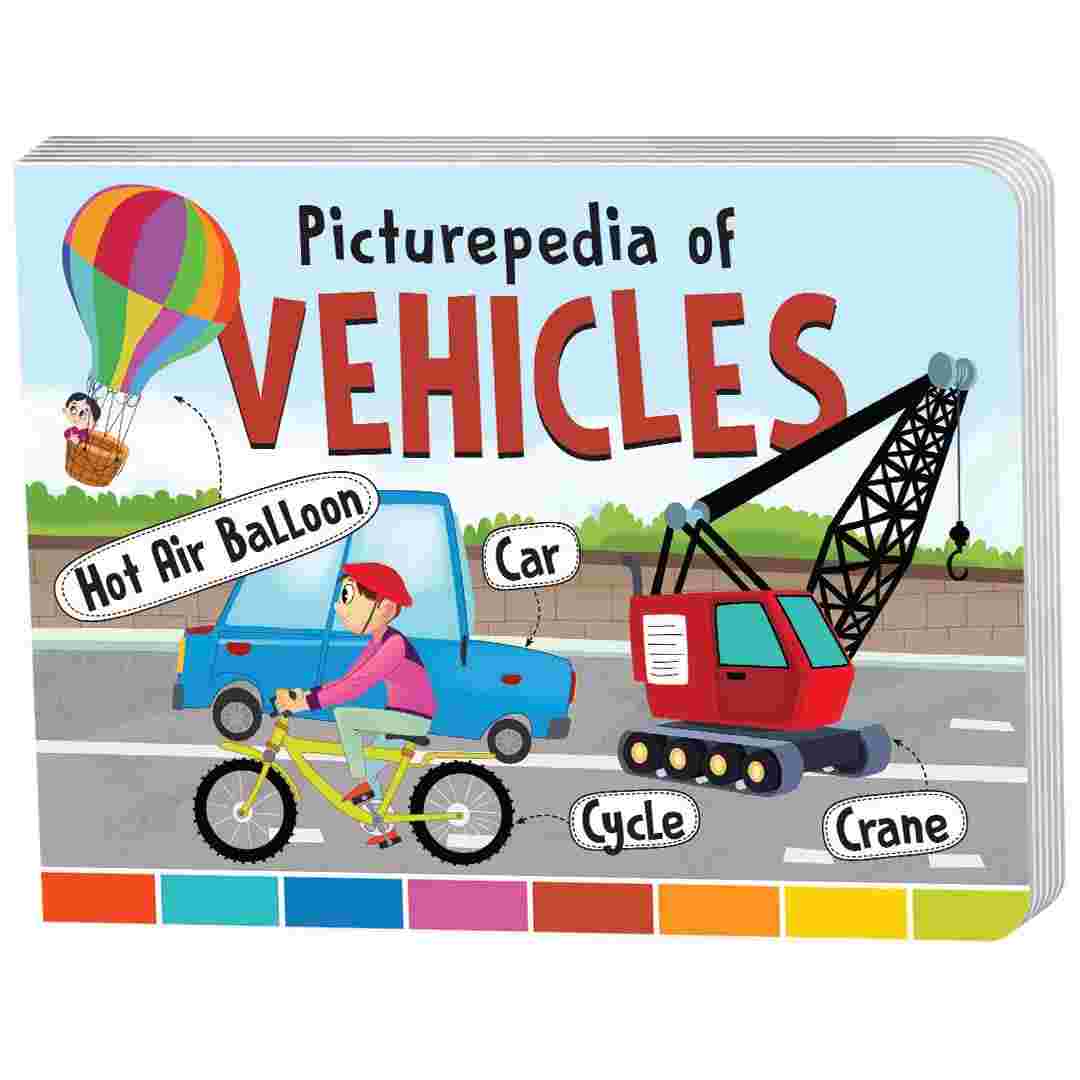 The Book Tree Picturepedia of Vehicles Board Book - Majestic Book Club