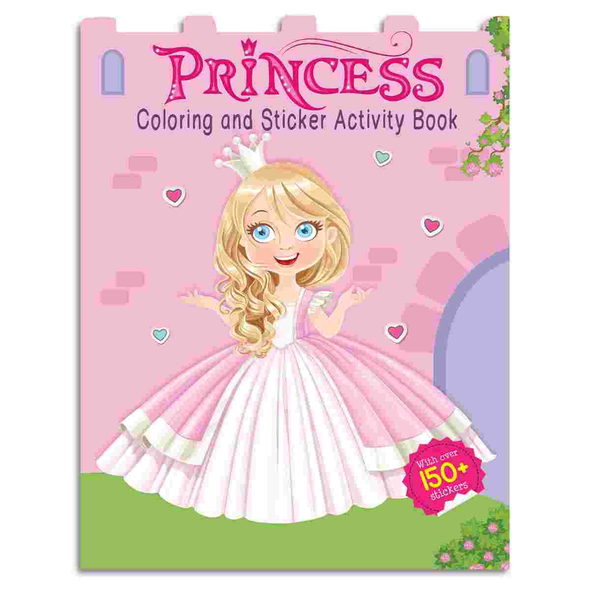 Princesses: Coloring and Sticker Activity Book By Wonder House Books