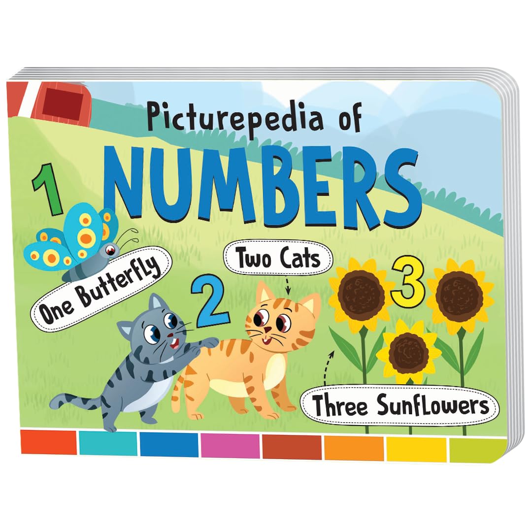 The Book Tree Picturepedia of Numbers Board Book - Majestic Book Club