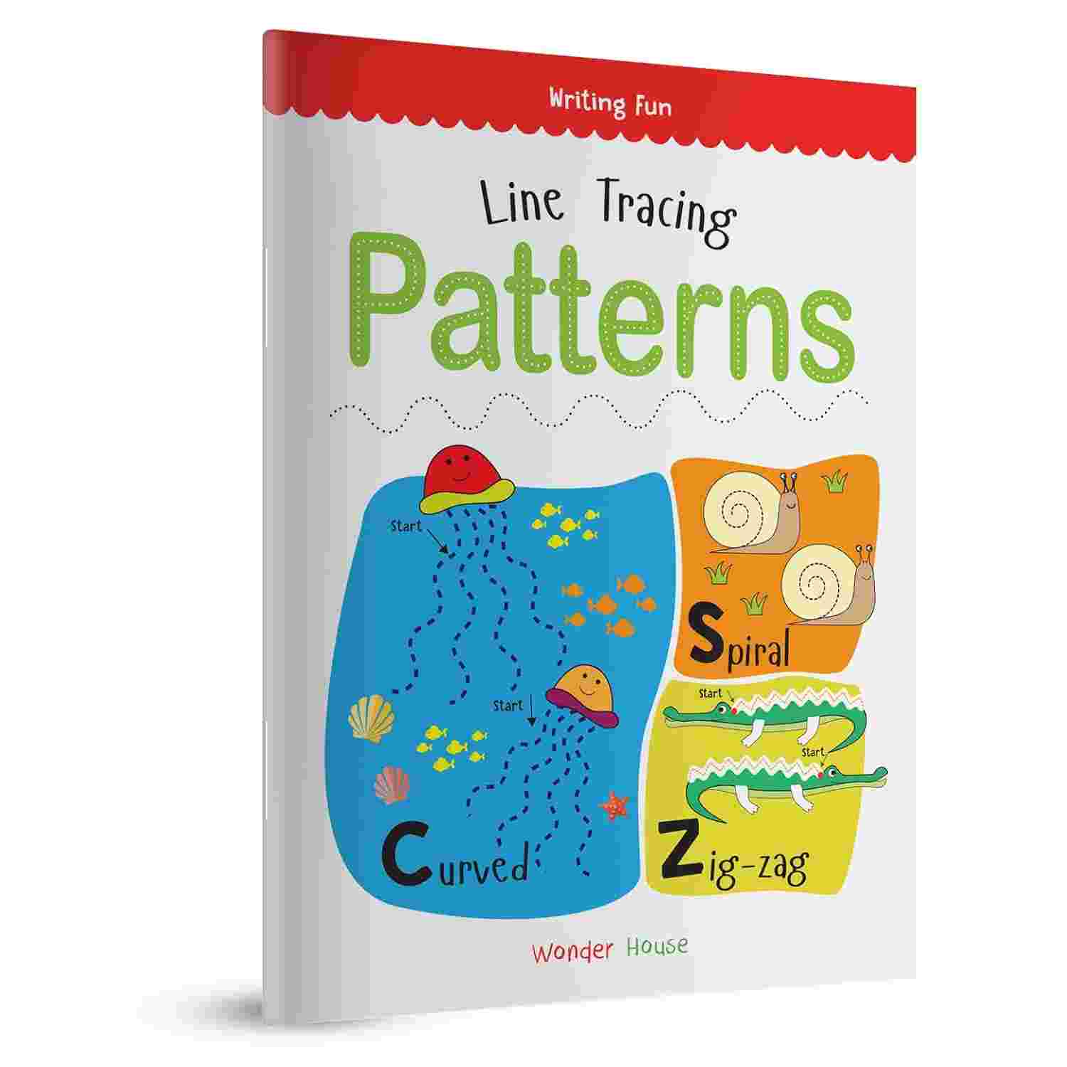 Line Tracing Patterns: Pre-Writing Skills Workbook By Wonder House Books