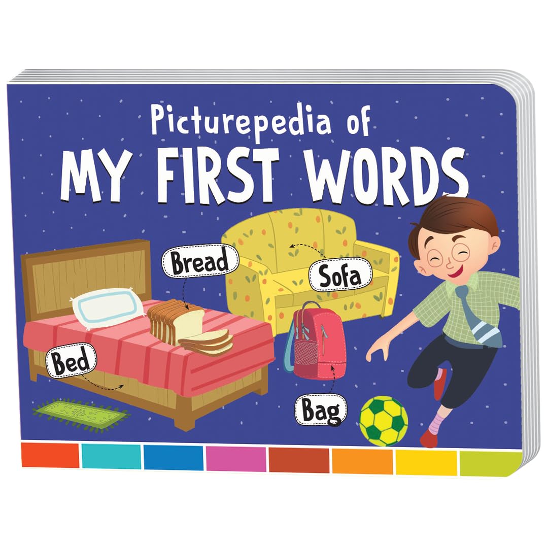 The Book Tree Picturepedia of My First Words Board Book - Majestic Book Club