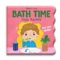 Baby's First Bath Time: Daily Routine Waterproof Learning Fun | By Wonder House Books