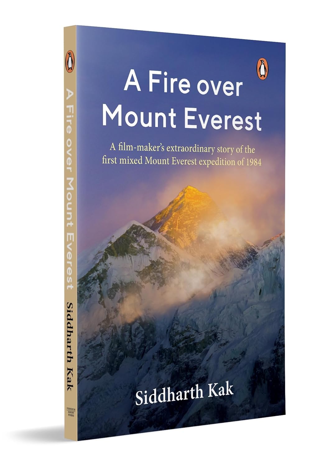A Fire over Mount Everest: Everest Expedition History & Survival Narrative