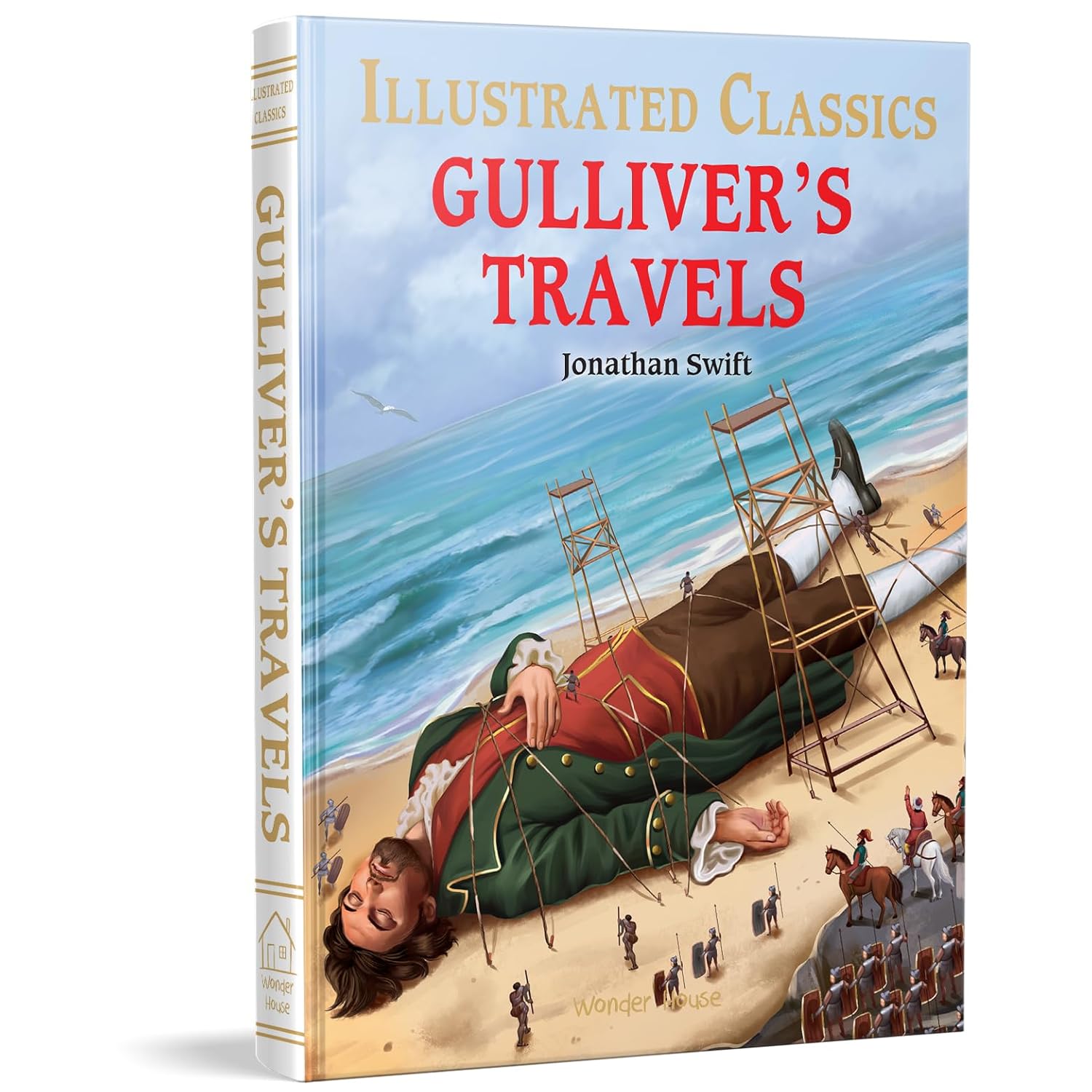 Gulliver’s Travels: Illustrated Abridged Children Classics English Novel with Review Questions by Jonathan Swift
