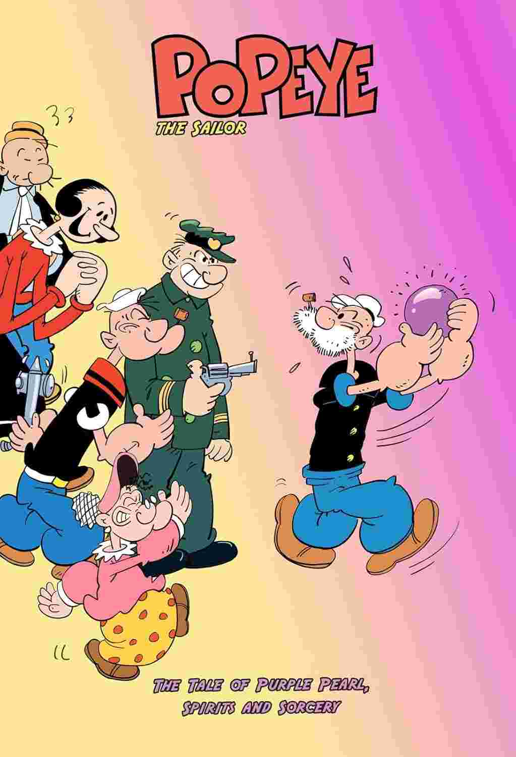 The Tale of Purple Pearl, Spirits and Sorcery - Popeye The Sailor By E. C. Segar