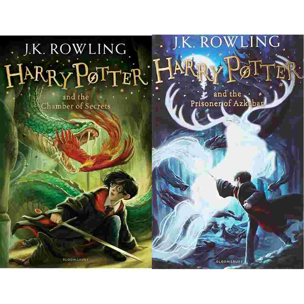 Harry Potter and the Chamber of Secrets & Harry Potter and the Prisoner of Azkaban (Set of 2 Books)