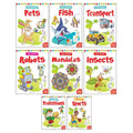 Let’s Color: Copy Color Art Pack (8-Book Set) By Wonder House Books