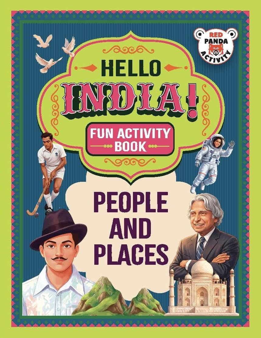 Hello India! Fun India Activity Book: People and Places - Red Panda