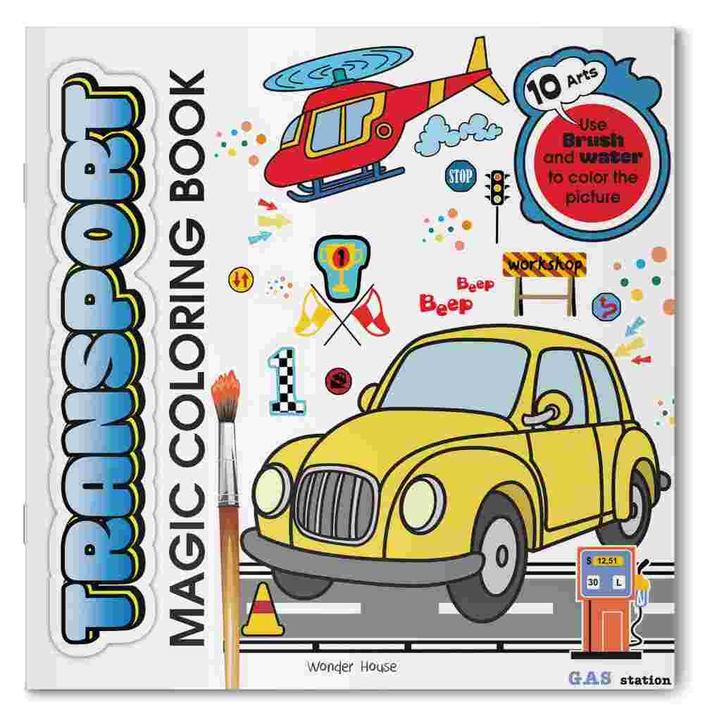 Transport Magic Coloring Book By Wonder House Books