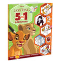 Disney The Lion King: 5-In-1 Colouring Book - Stickers, Activities & Creative Fun - Parragon