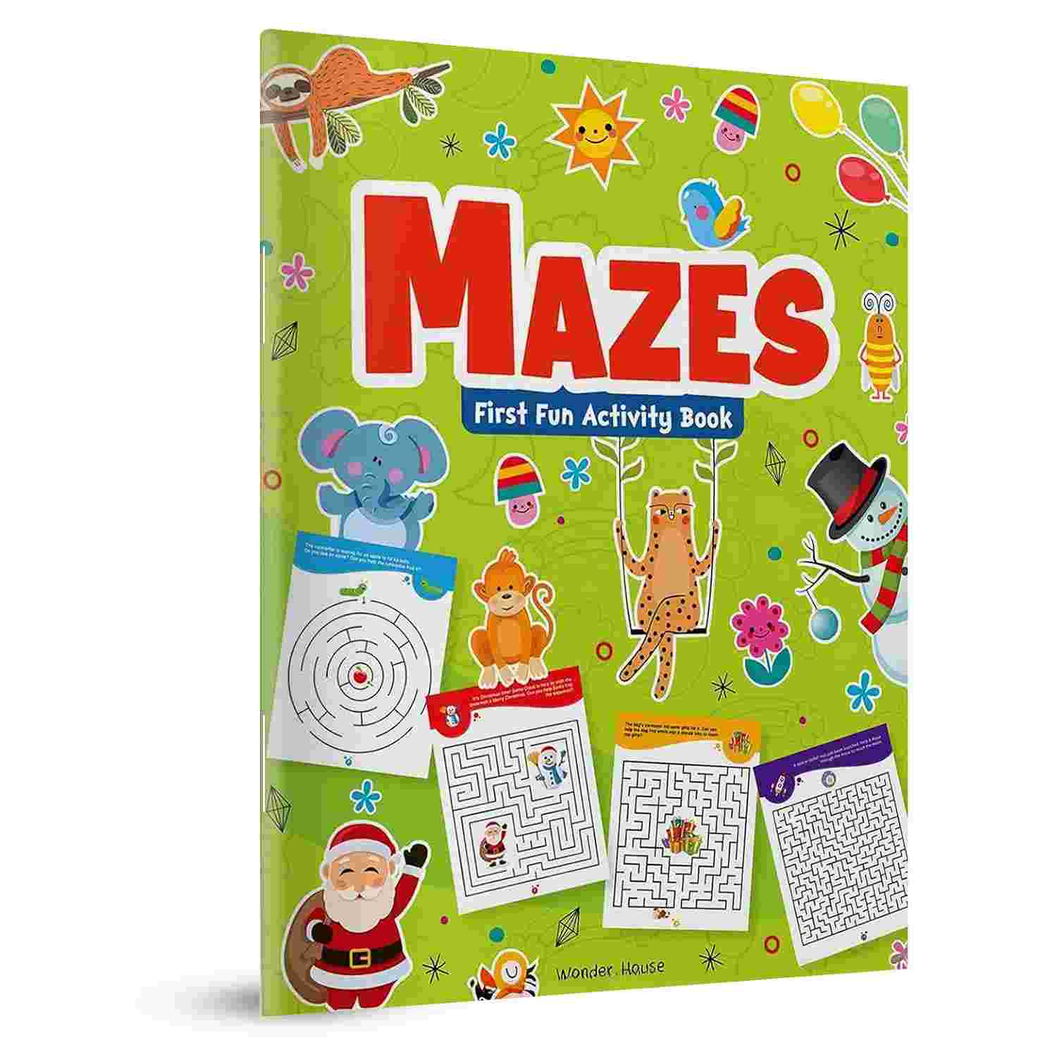 Mazes: First Fun Activity Books For Kids By Wonder House Books