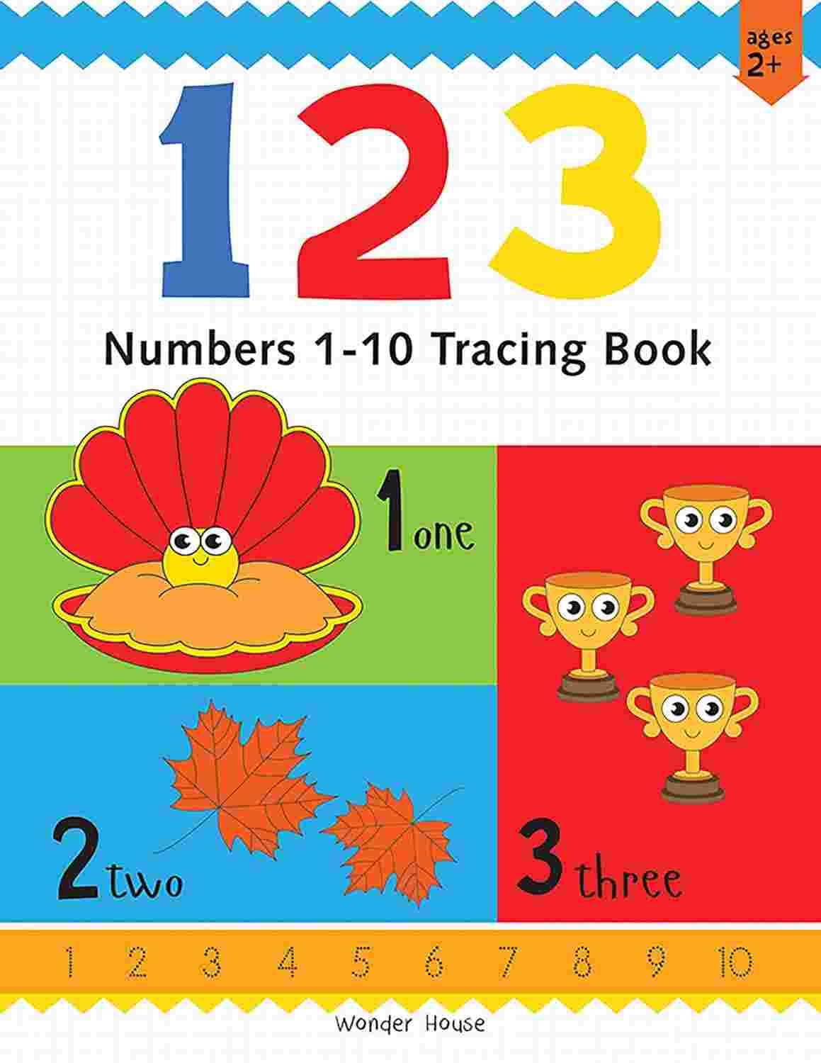 Preschool Activity Book: 123 – Numbers 1–10 Tracing Book
