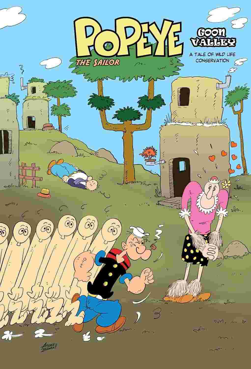 Goon Valley - A Tale of Wildlife Conservation! - Popeye The Sailor By Bud Sagendorf