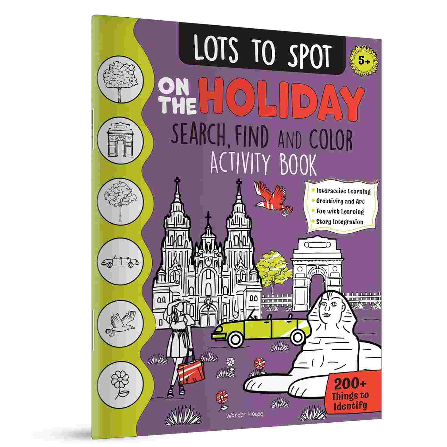 Lots to Spot On The Holiday: Search, Find and Color Activity Book