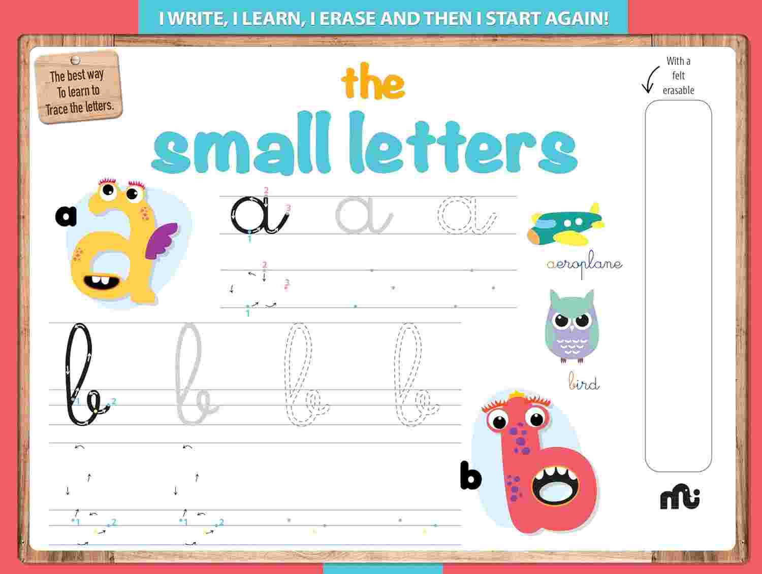 Wipe n Clean : The Small Letters – Moonstone & Rupa Publications India