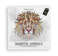 Majestic Animals: Adult Colouring Book with Tear-Out Sheets