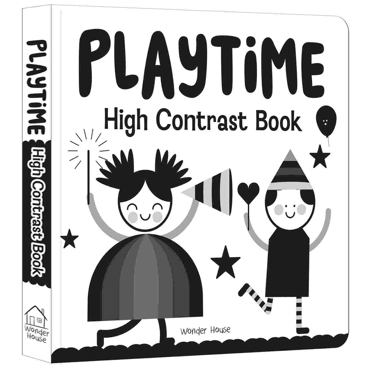 High Contrast - Playtime (Board Book) By Wonder House Books
