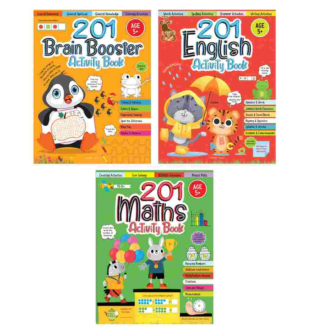 201 Activity Books (Pack Of 3 Books)