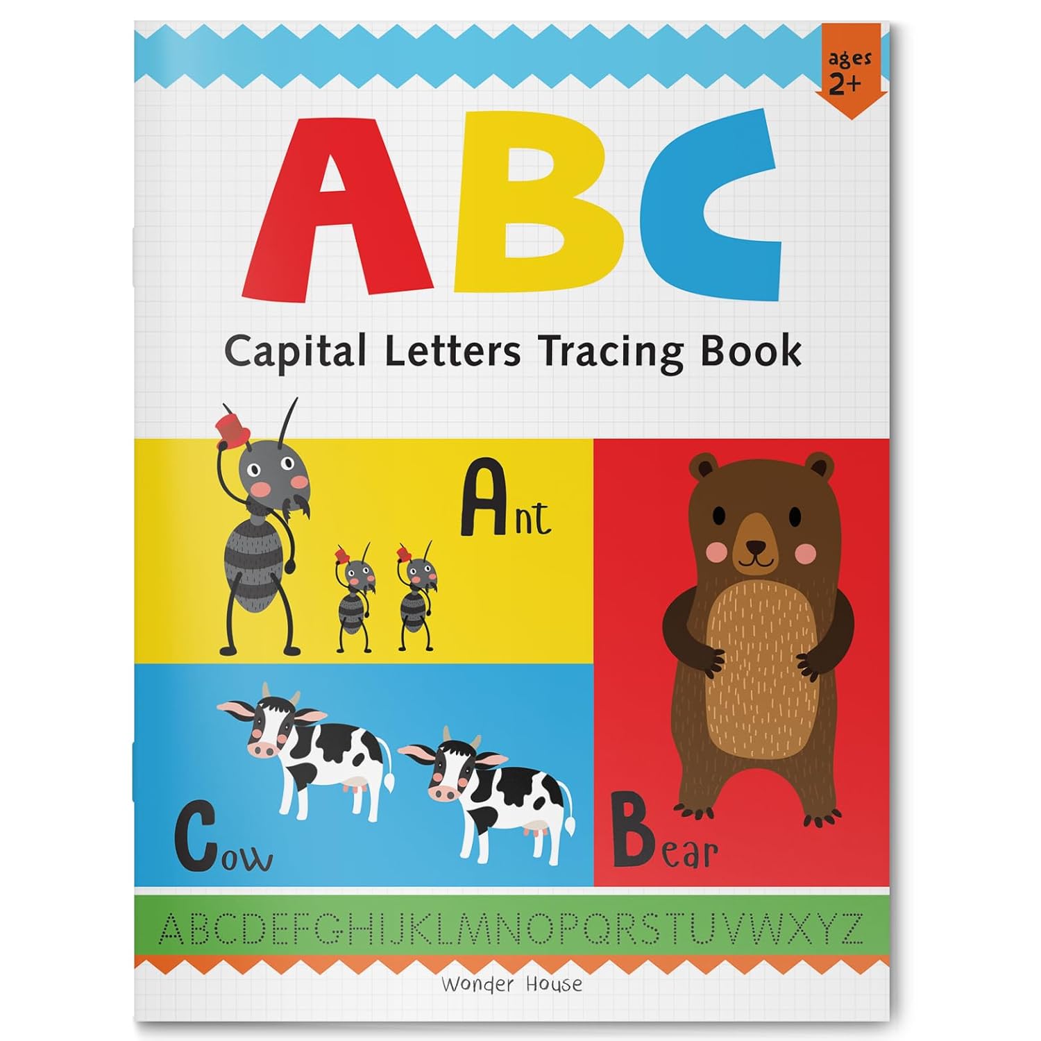 Preschool Activity Book ABC Capital Letters Tracing | Beetle Bookshop