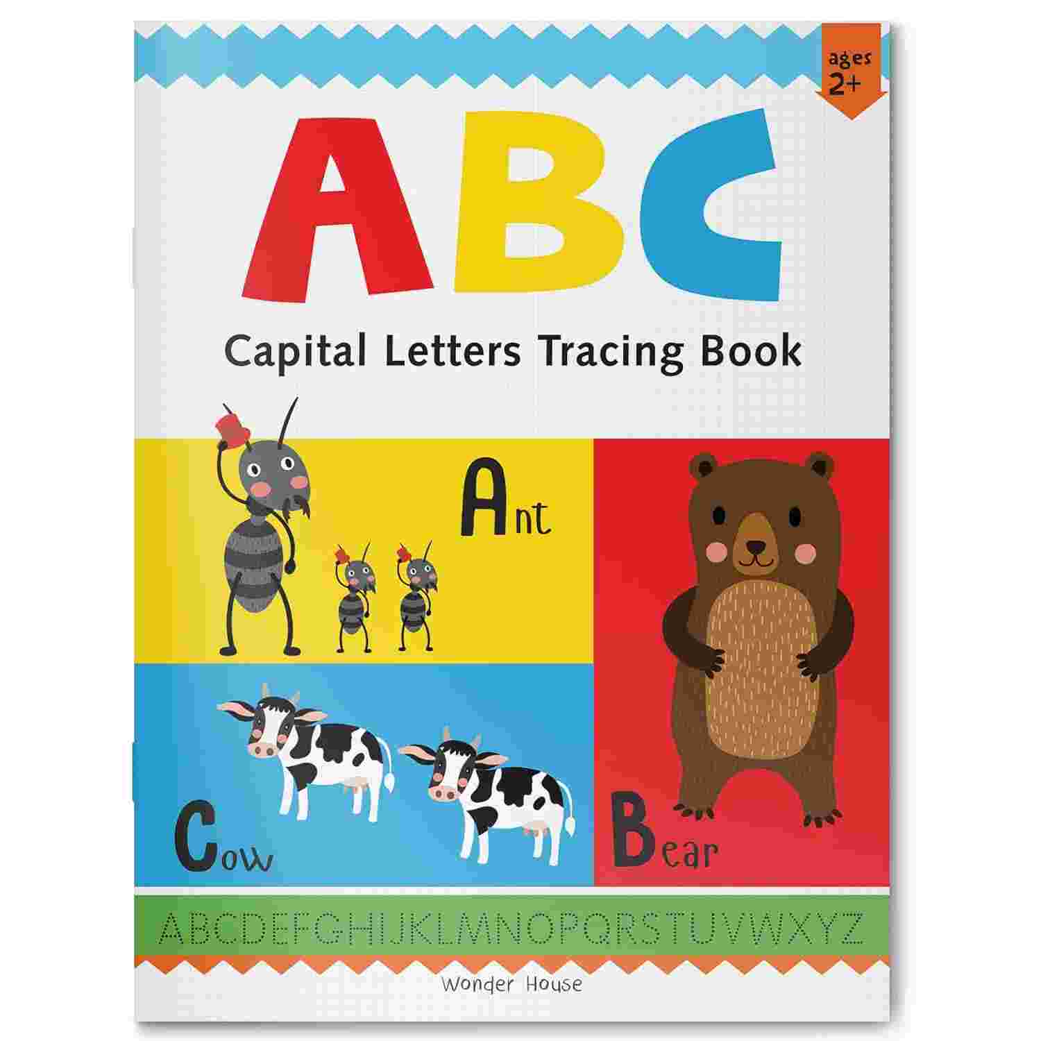 Preschool Activity Book – ABC Capital Letters Tracing for Kids