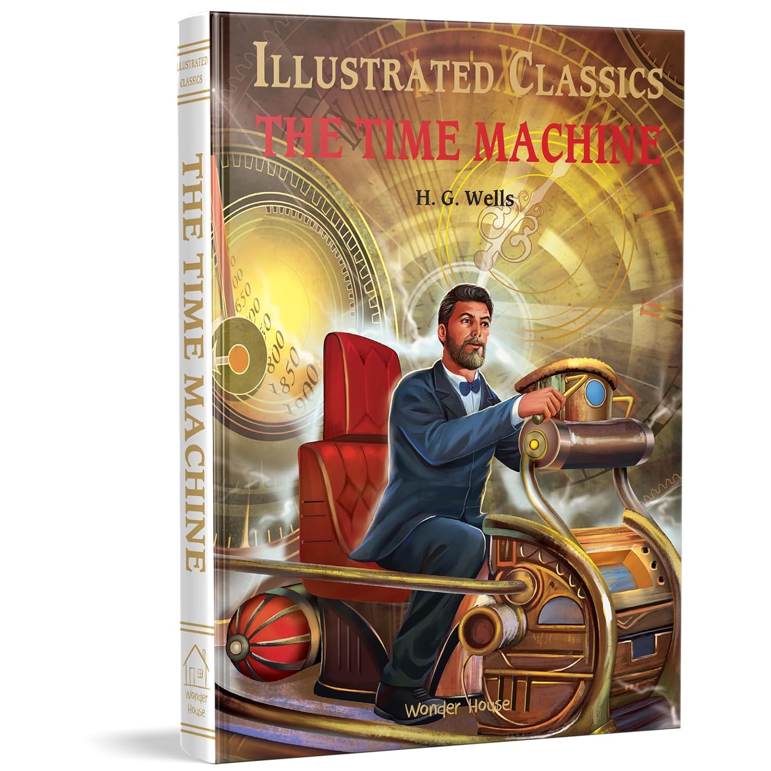 The Time Machine Illustrated Hardback | Wonder House | Beetle Bookshop