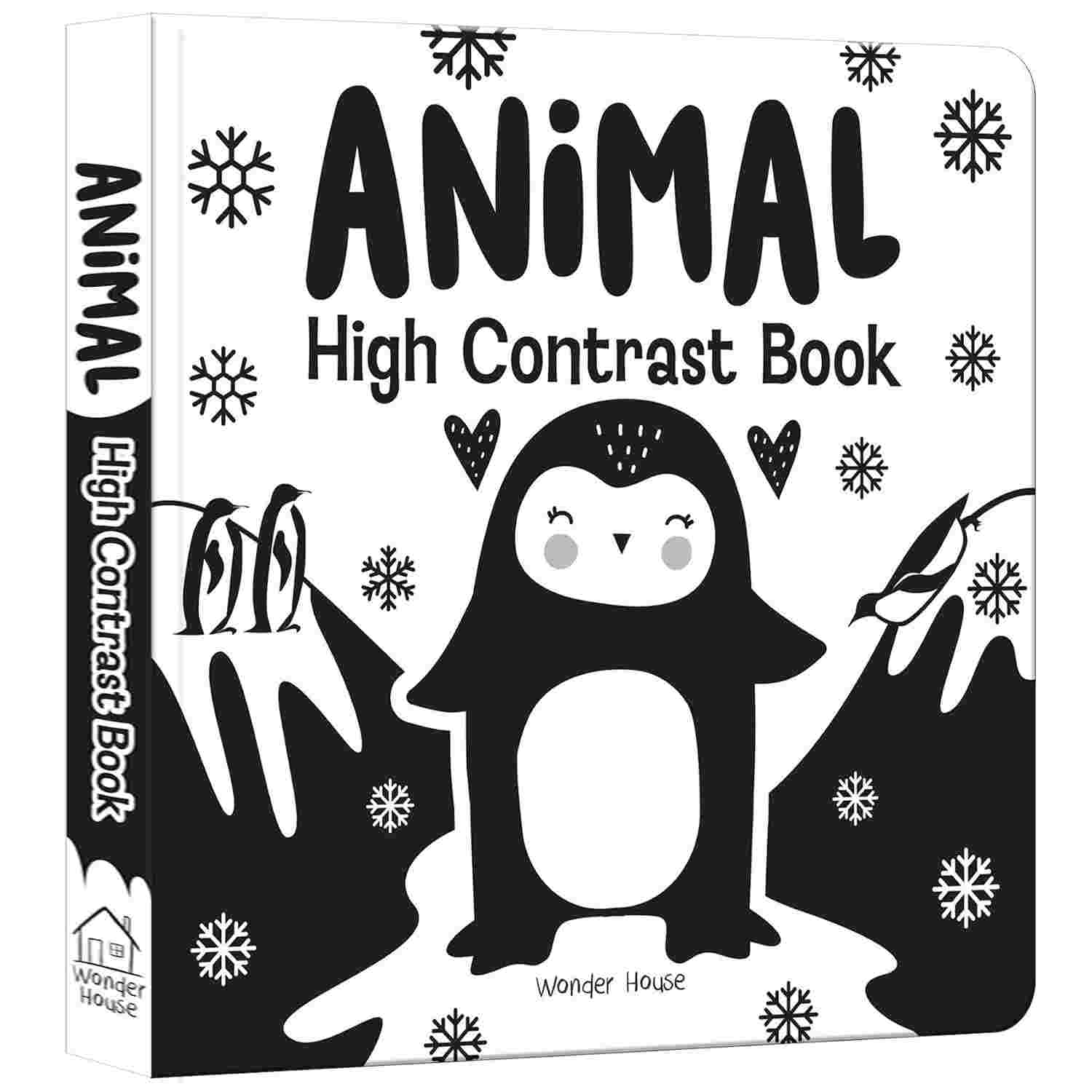 High Contrast - Animal (Board Book) By Wonder House Books