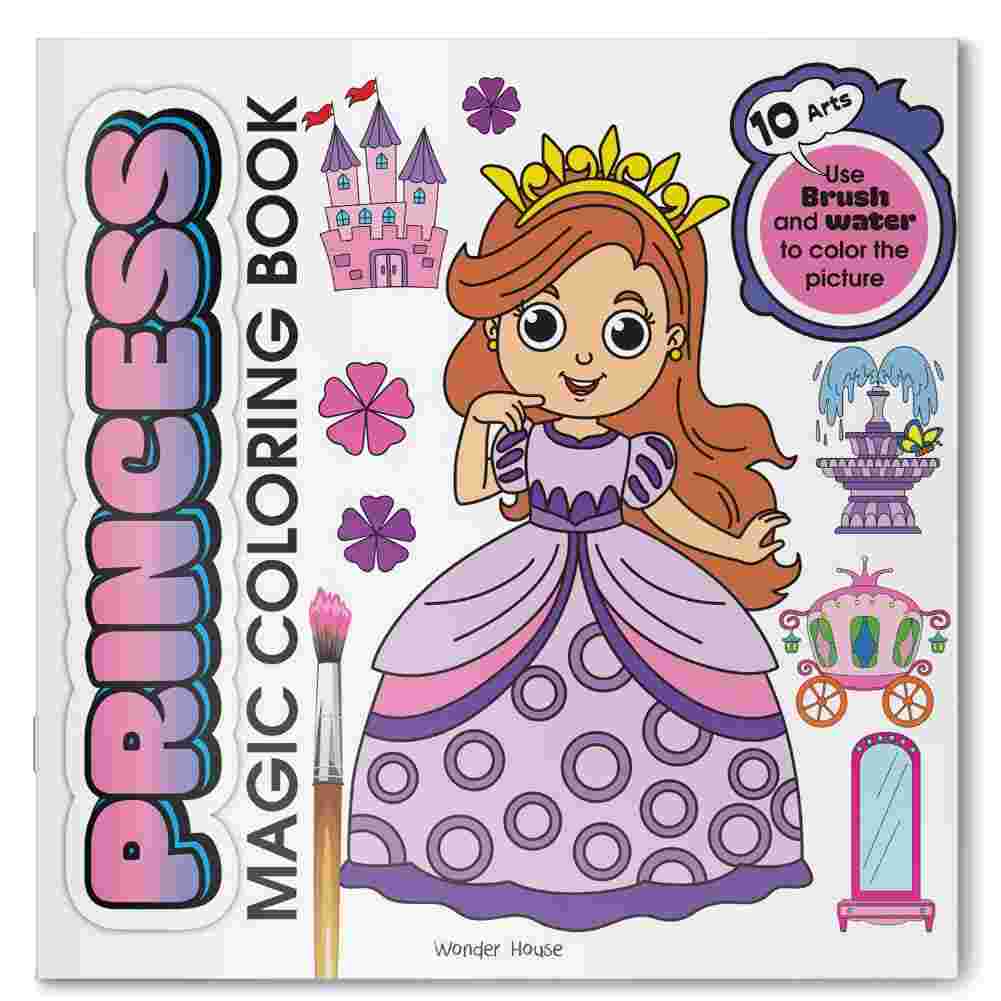 Princess Magic Coloring Book By Wonder House Books