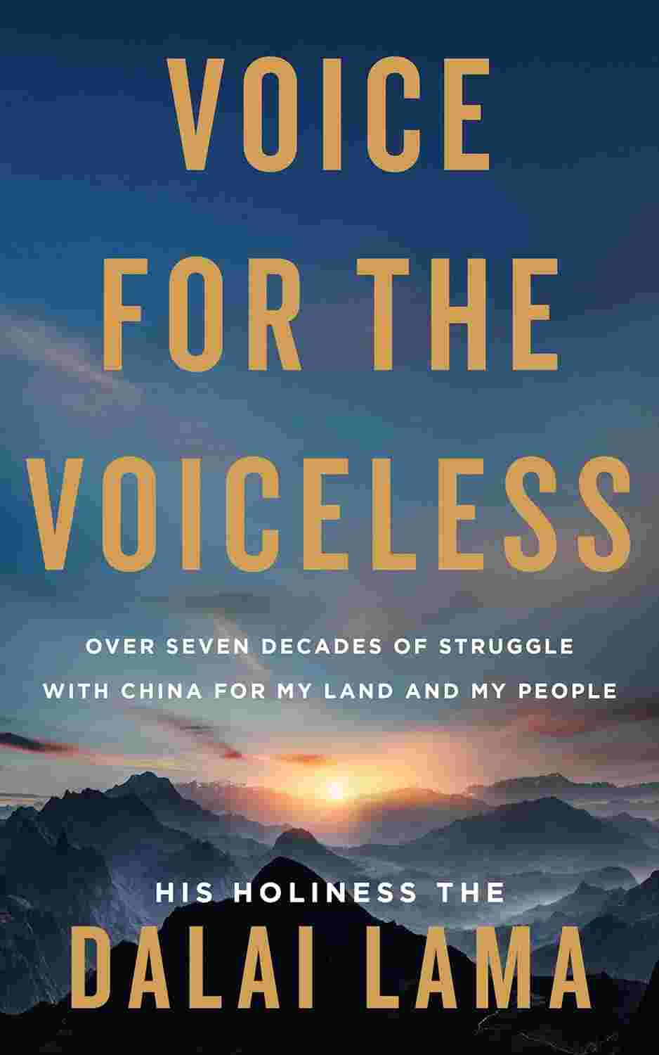 Voice For The Voiceless By His Holiness the Dalai Lama