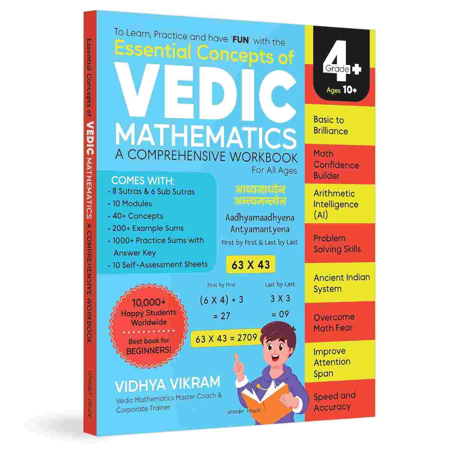 Essential Concepts of Vedic Maths: Comprehensive Workbook for All Ages