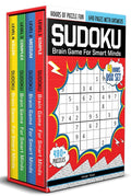 Sudoku Brain Games For Smart Minds ( Box Set 4 Books) | Beetle Bookshop