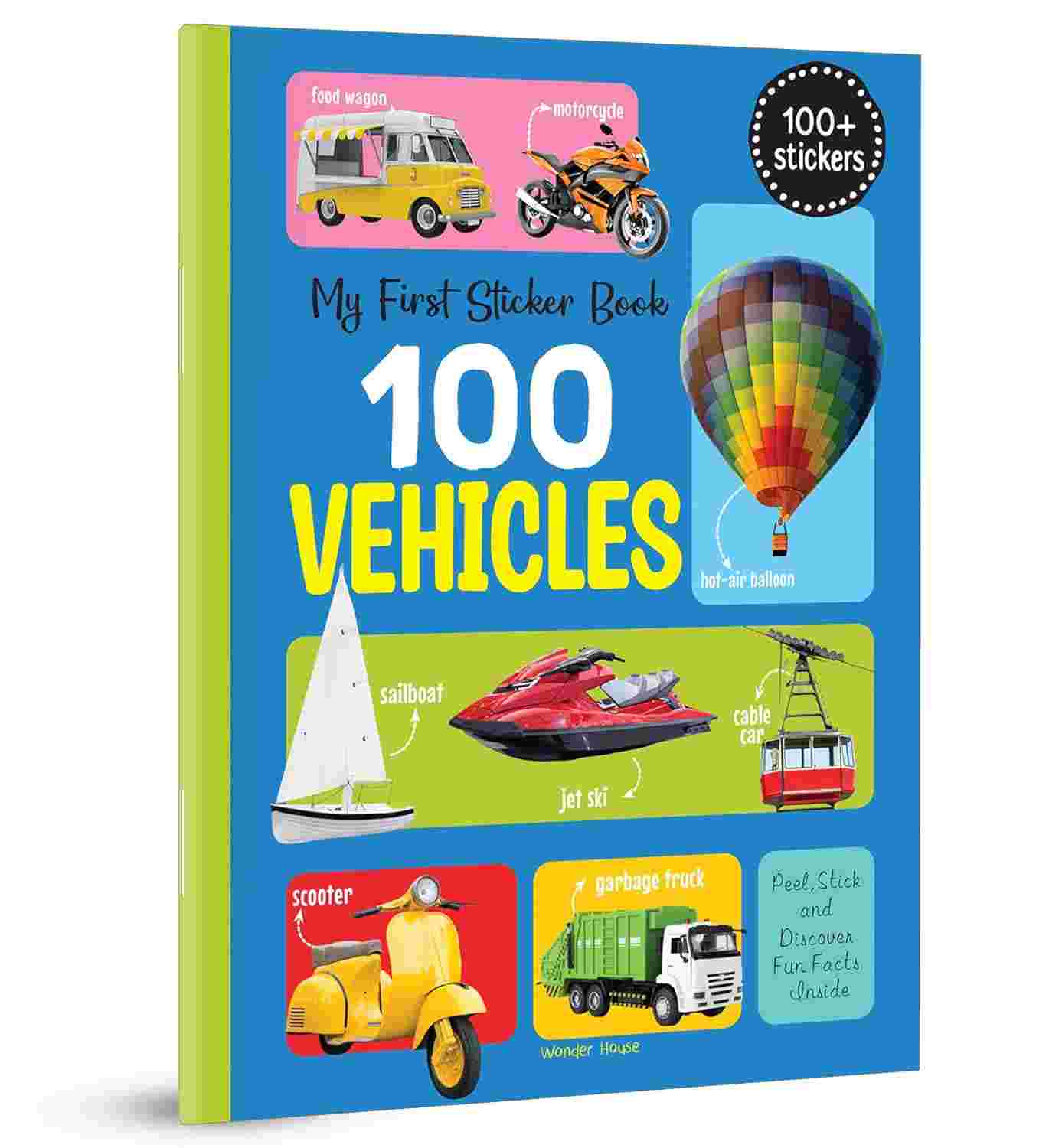 My First 100 Vehicles Stickers