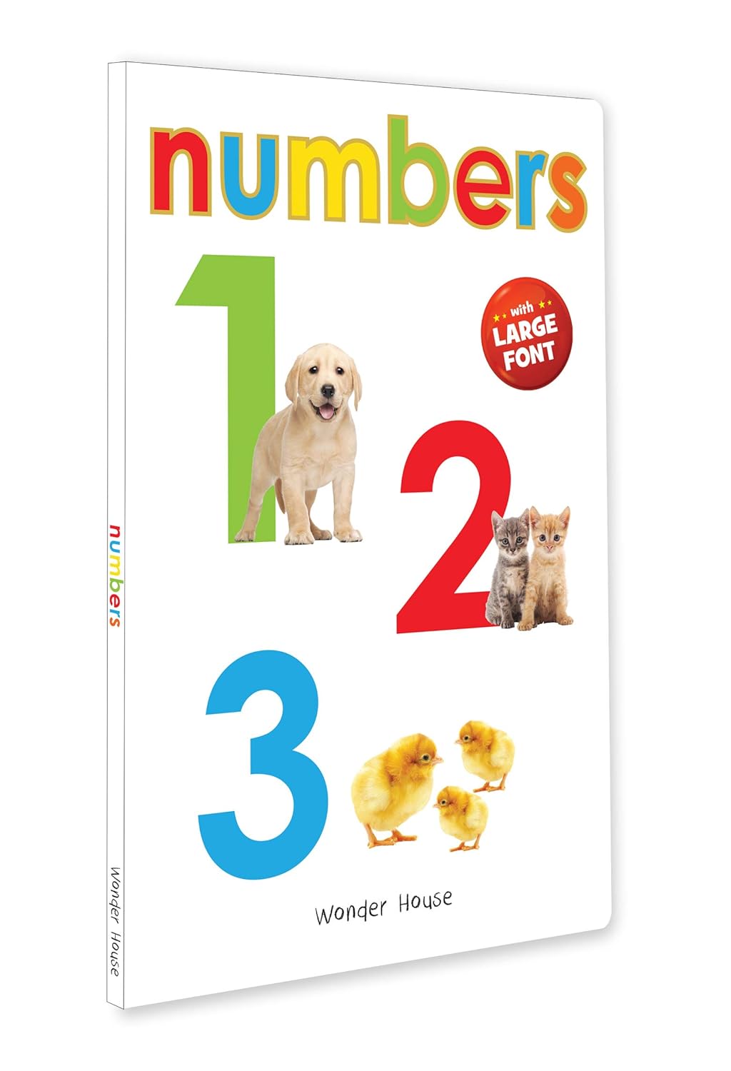 Numbers 1, 2, 3 – Early Learning Board Book By Wonder House Books