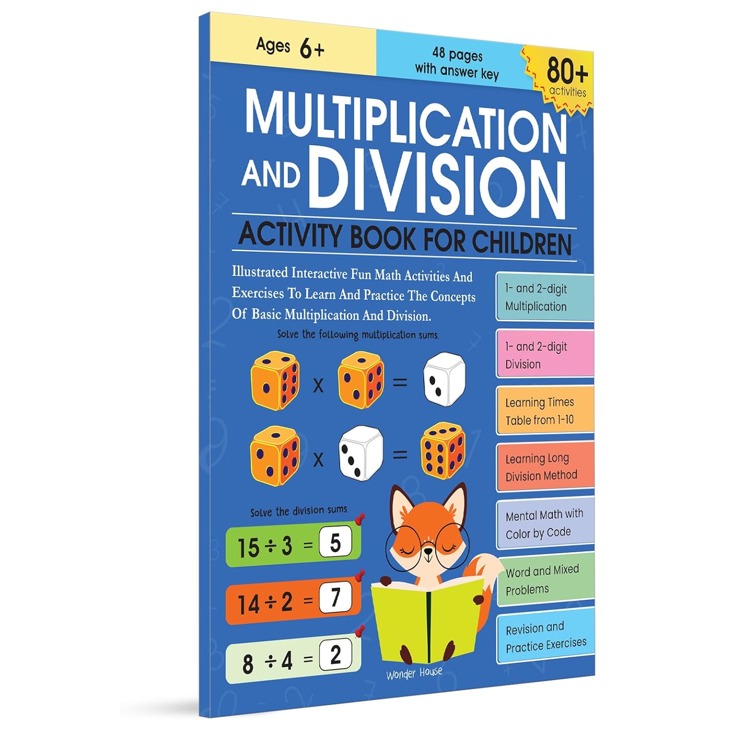 Multiplication and Division Activity Book | Wonder House | Beetle Bookshop