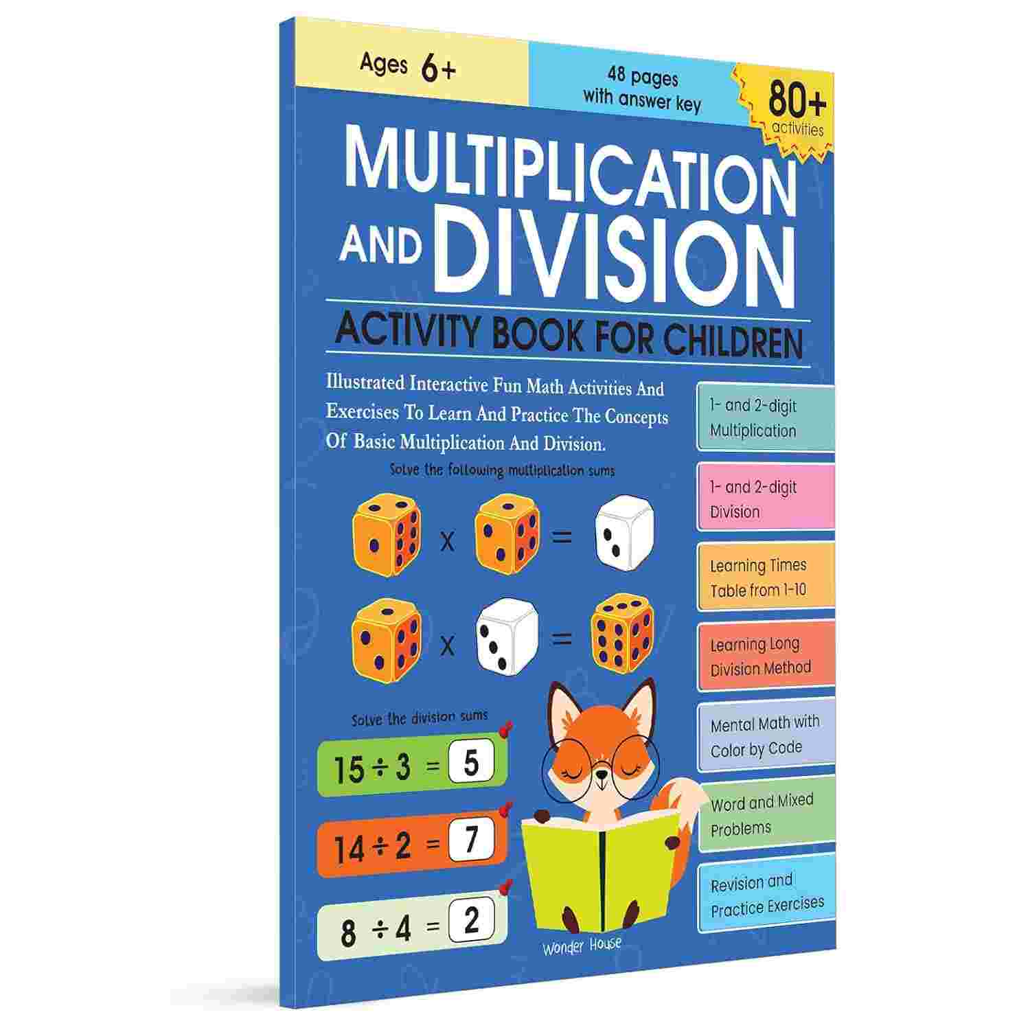 Multiplication And Division Activity Book For Children