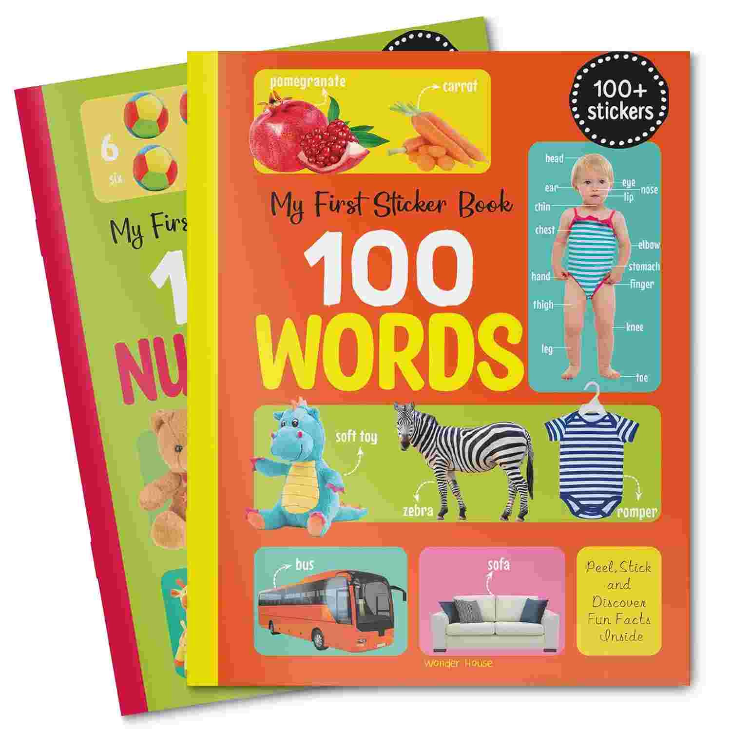 My First 100 Words Stickers By Wonder House Books