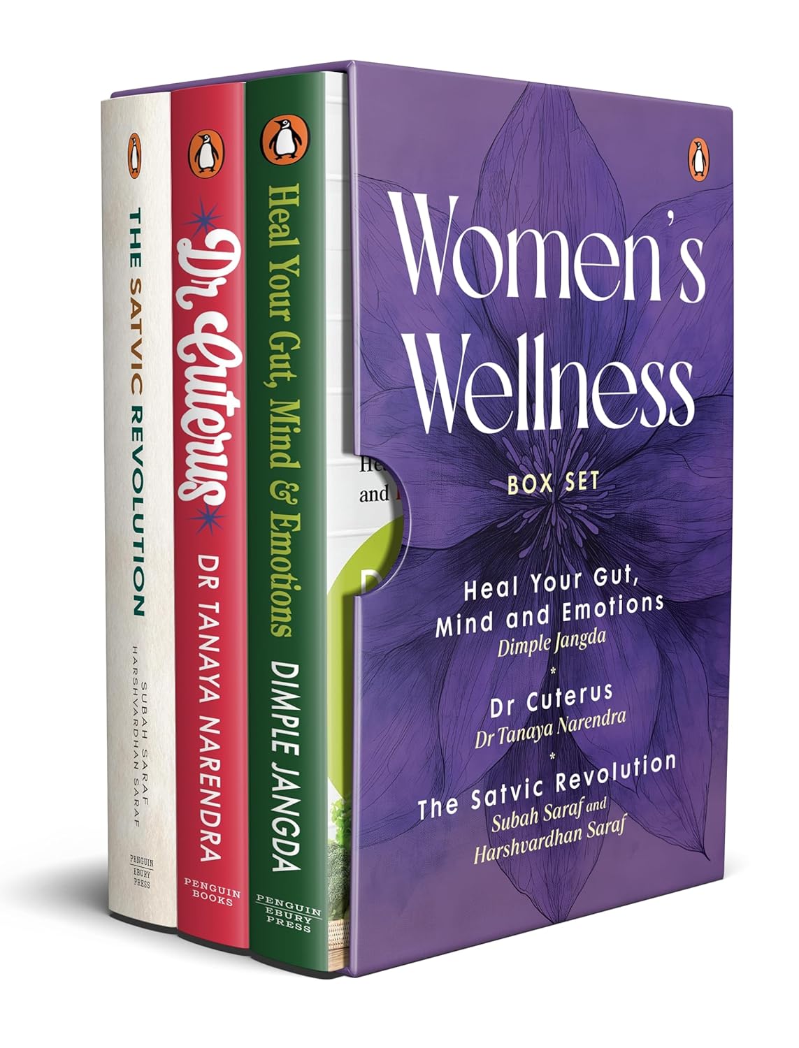 Women's Wellness Boxset: Heal Your Gut, Dr Cuterus, The Satvic Revolution | Holistic Health & Body Literacy