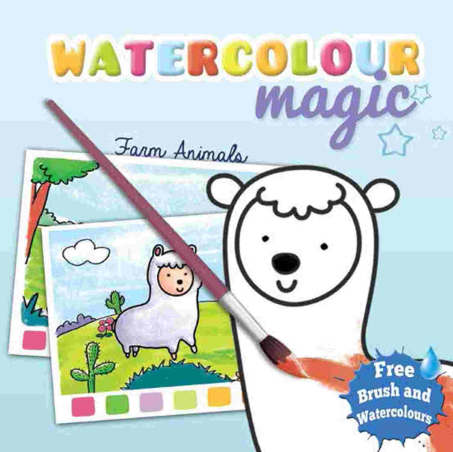 Watercolour Magic: Farm Animals – Moonstone & Rupa Publications India
