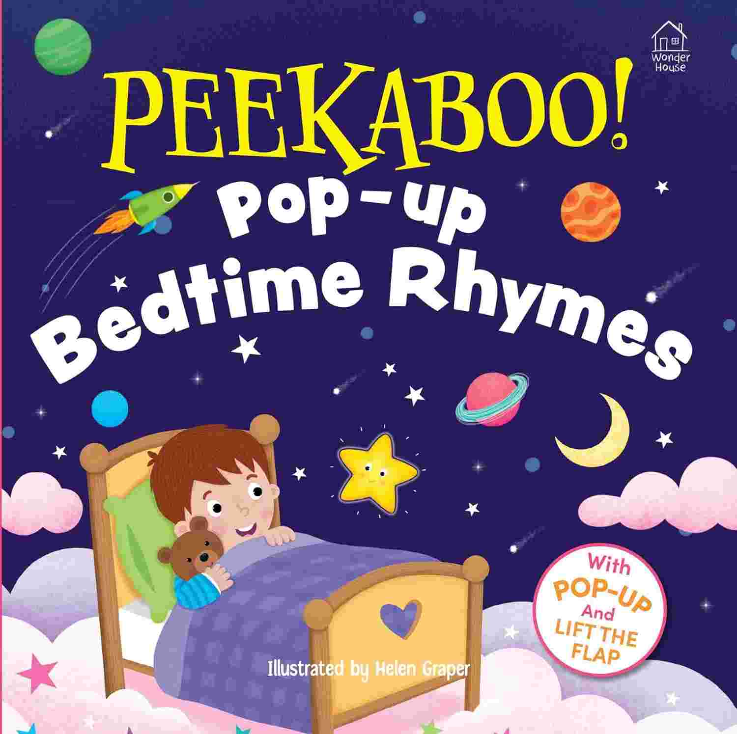 Peekaboo! Pop-Up Bedtime Rhymes By Wonder House Books (Illustrated by Helen Graper)