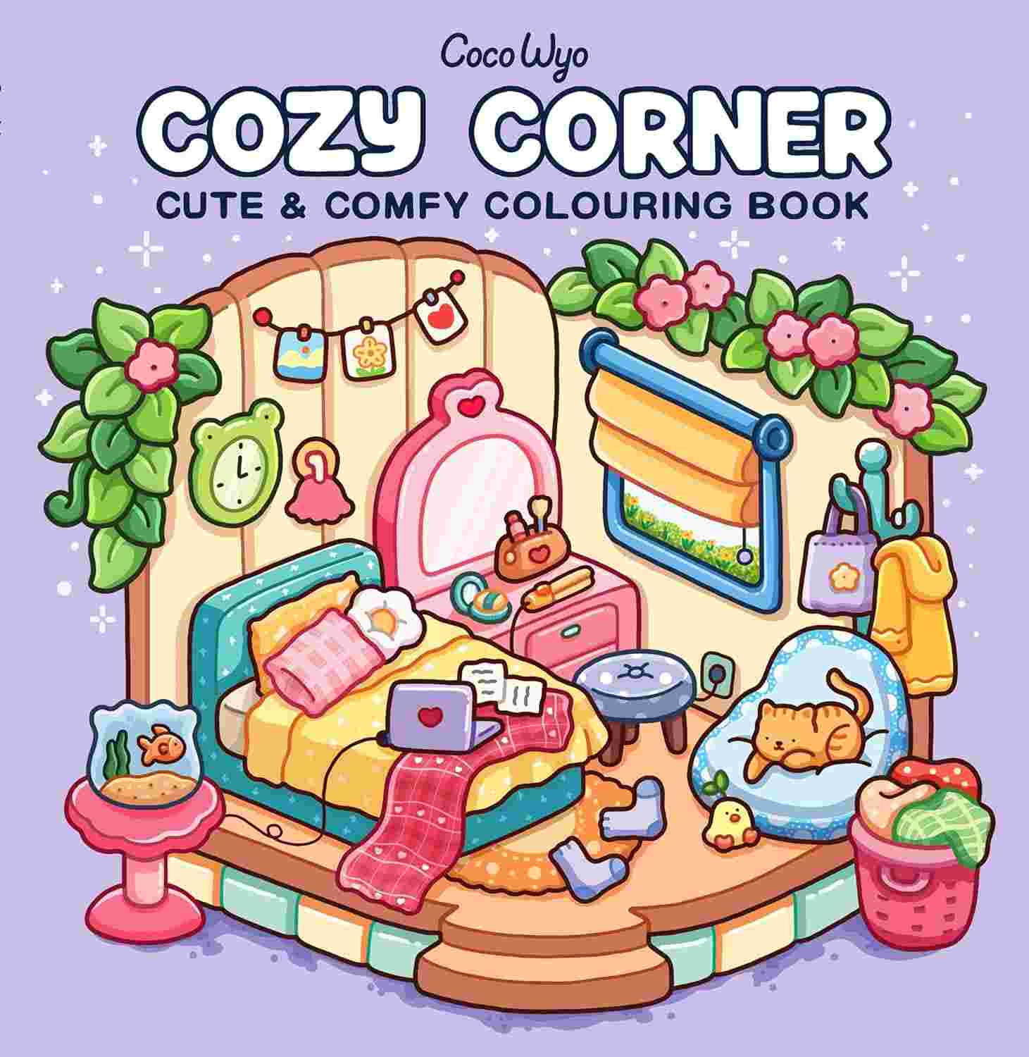 Cozy Corner: Coloring Book For Adults By Coco Wyo