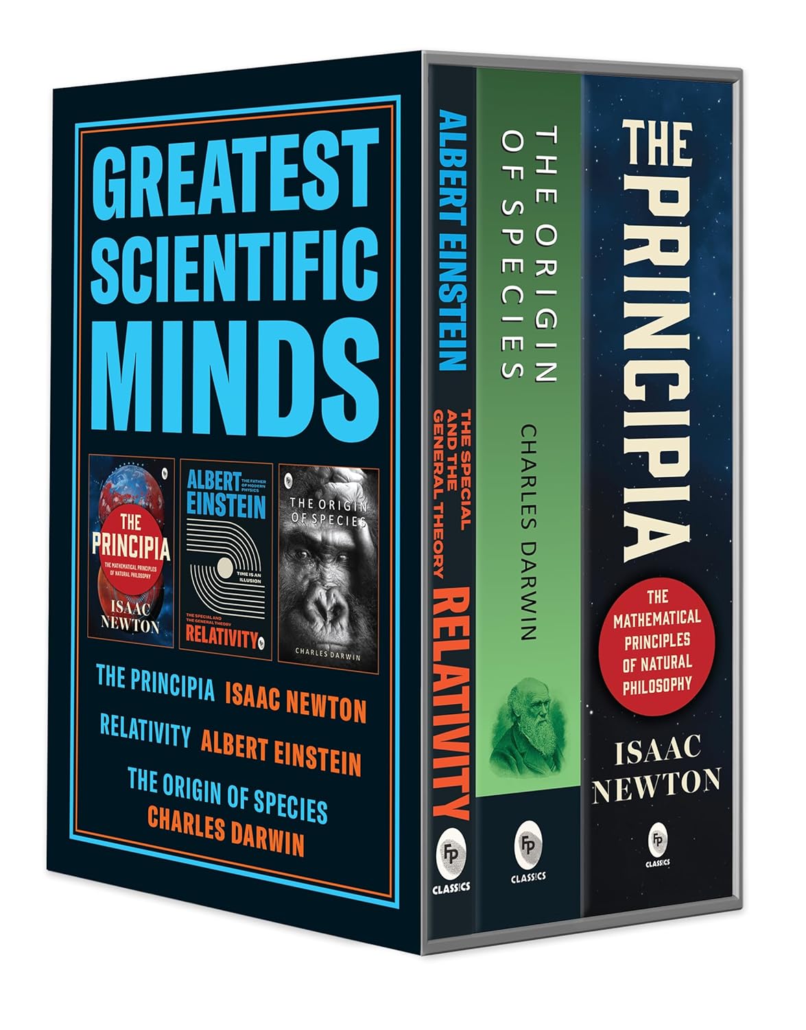 Greatest Scientific Minds Boxed Set | Newton, Darwin, Einstein | Beetle
