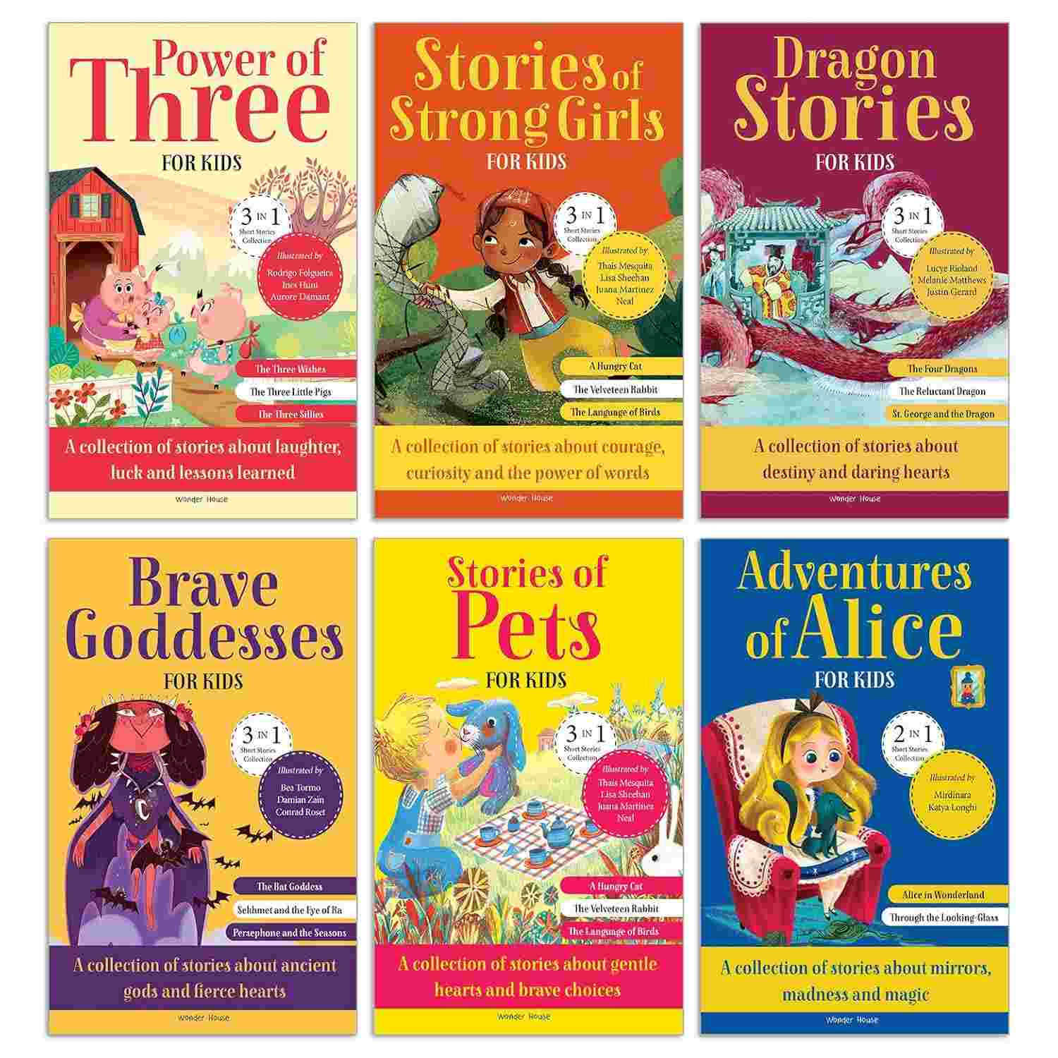 A Collection of Stories about Dragons and Pets (Pack of 6) Batch 4 By Wonder House Books